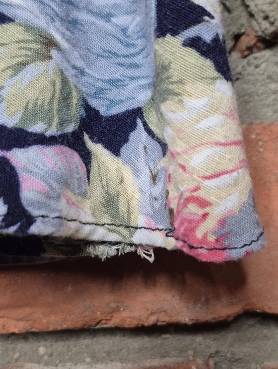 Vintage Les Modes Jolibel Floral Cottagecore Dress Romantic Prairie Tie Hearts - Picture 15 of 17